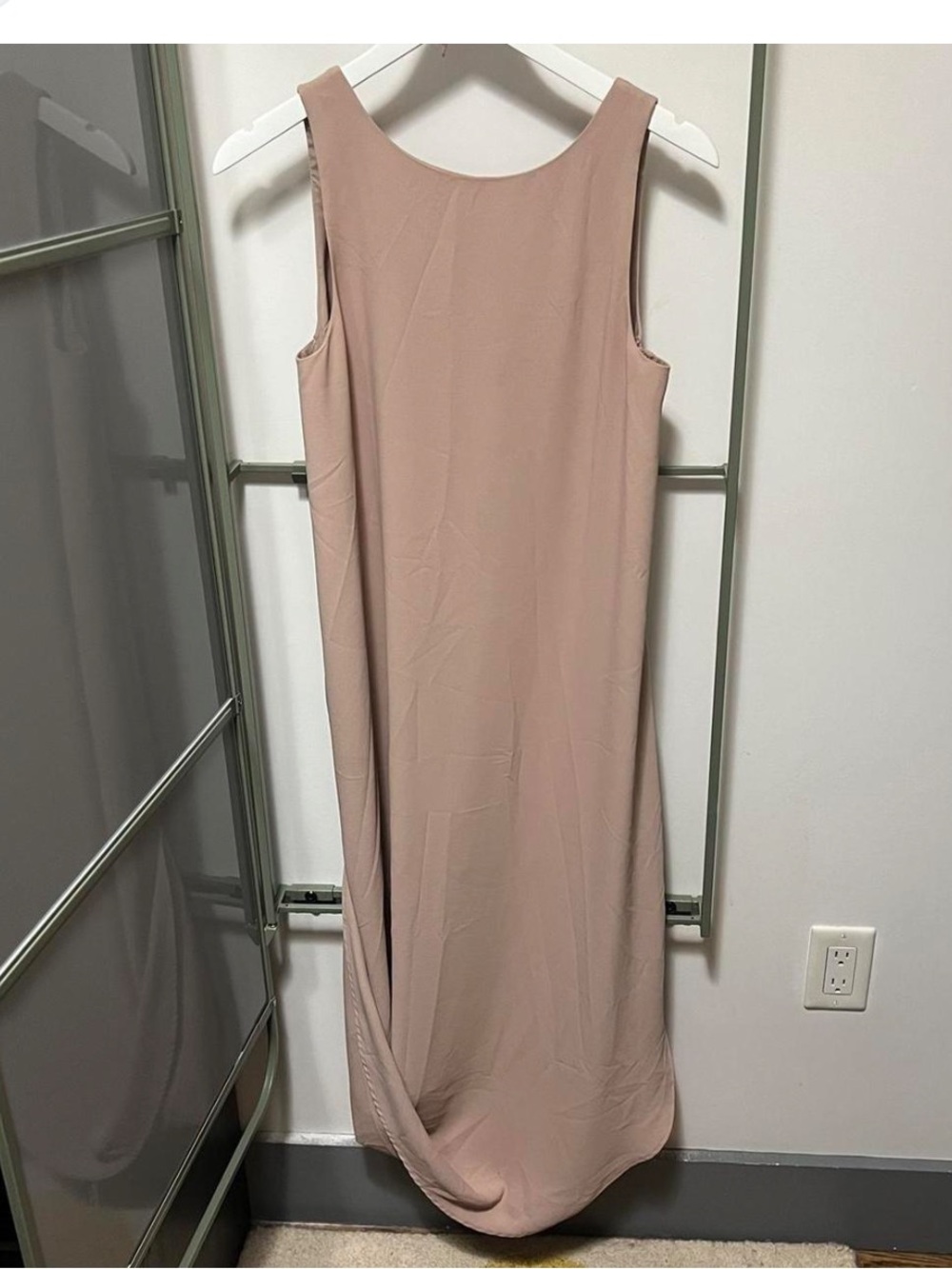 Oak + Fort • Circular Bottom Pink Midi Dress • Size Large - Picture 3 of 7
